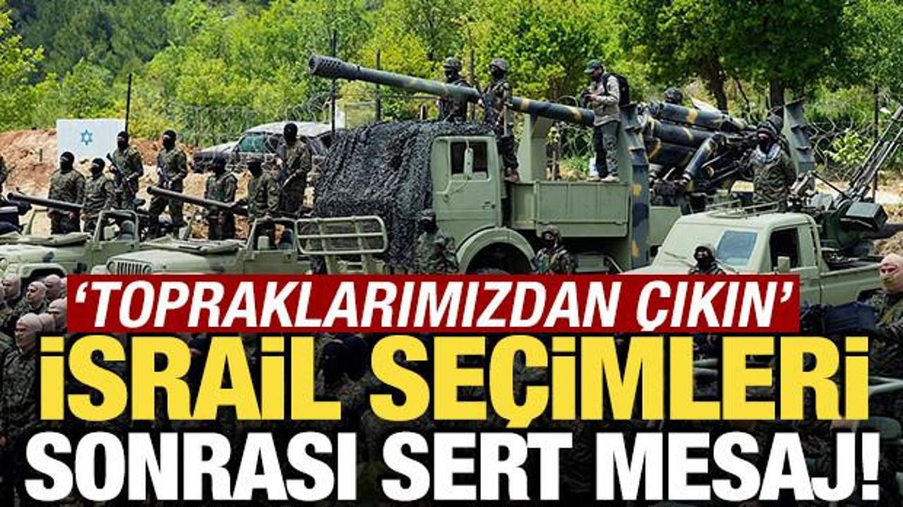 İsrail’deki seçim sonrası sert mesaj! ‘Topraklarımızdan çıkın’