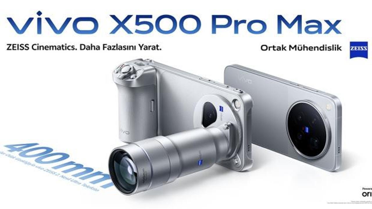 vivo X500 Pro Max, tanıtıldı: Telefonla fotoğraf çekmek tamamen değişiyor